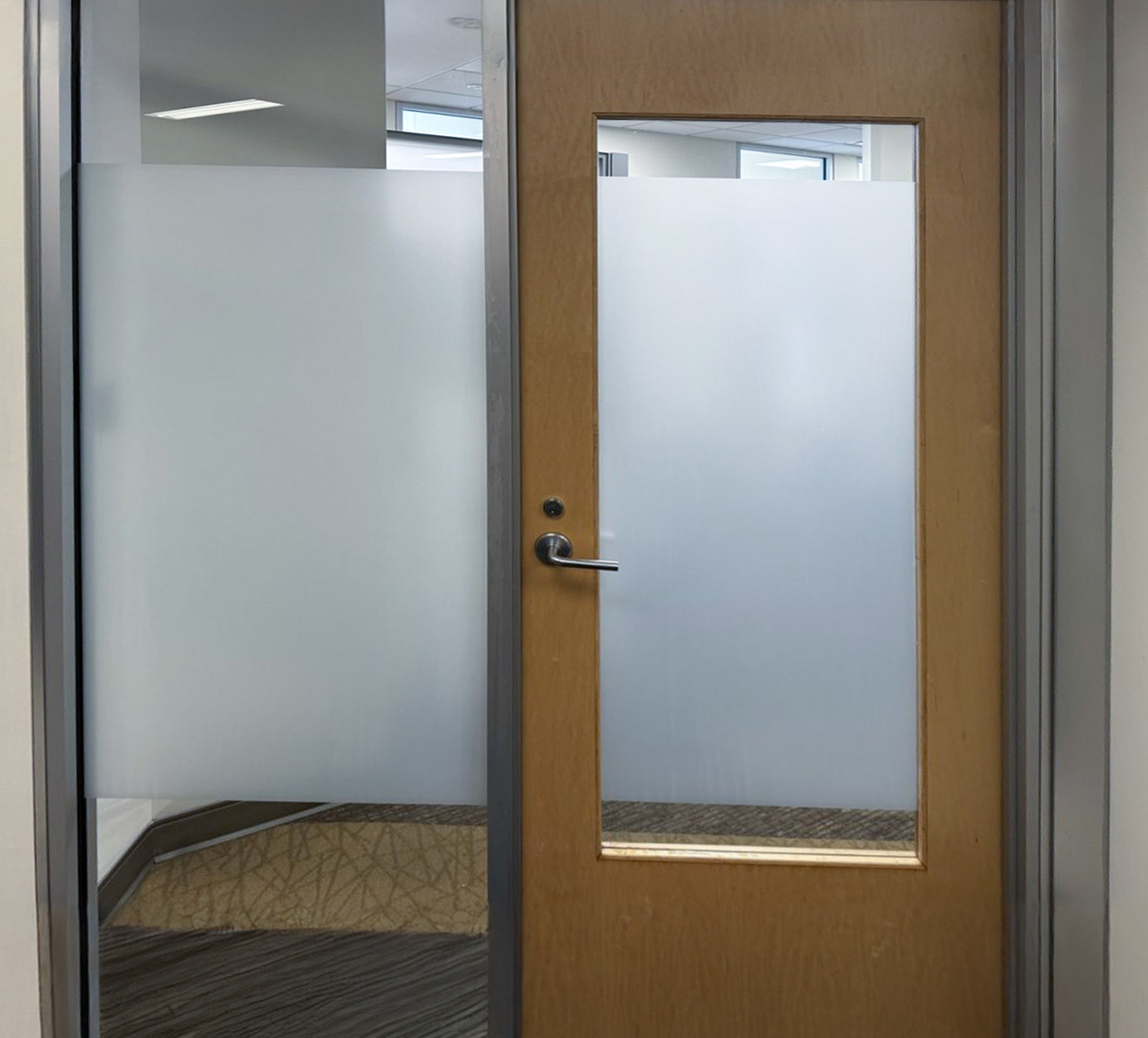 office space privacy window film